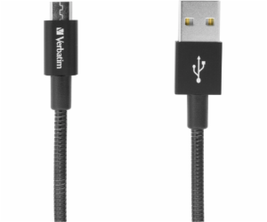 Verbatim Micro USB Cable Sync & Charge 100cm cerna