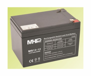 Pb akumulátor MHPower VRLA AGM 12V/12Ah (MS12-12)