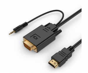 GEMBIRD A-HDMI-VGA-03-10 HDMI to VGA and audio adapter ca...