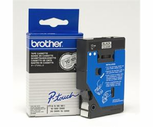 BROTHER TC101 Black On Clear Tape (12mm)