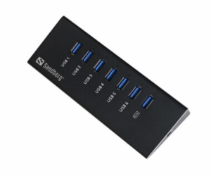 Sandberg 133-82 USB 3.0 Hub 6+1 Ports