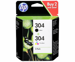 HP 304 Ink Cartridge Combo 2-Pack (120 / 100 pages)