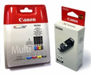 Canon CARTRIDGE PGI-550/CLI-551 PGBK/C/M/Y/BK/GY MULTI-PA...