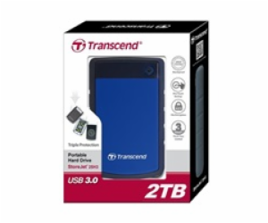 TRANSCEND externí HDD USB 3.0 StoreJet 25H3B, 2TB, Blue (...