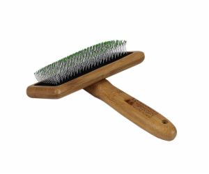 Bamboo Groom Velký jemný kartáč s nerezovými hroty, Finišák