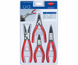 KNIPEX 002003V02 Kleště na pojistné kroužky - sada 4ks