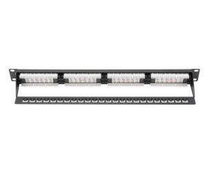 DIGITUS CAT 5e patch panel, nestíněný, 24 portů RJ45, 8P8...