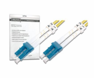 DIGITUS Fiber Optic Patch Cord, LC to LC, Singlemode, OS1...