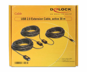 Delock USB 2.0 kabel, prodlužující A-A samec/samice 30m, ...