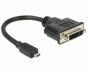 Delock Adapter HDMI Micro-D Stecker > DVI 24+5 samice 20 cm