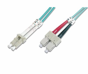 Digitus Fiber Optic Patch Cord, LC to SC Multimode 50/125...