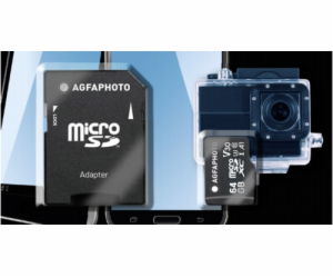 AgfaPhoto MicroSDXC UHS-I   64GB High Speed C 10 U3 V30 +...