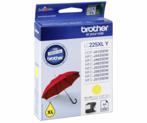 BROTHER INK LC-225XLY žlutý inkoust (až 1200 stran A4 dle...