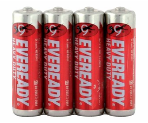 Baterie tužková Eveready (vel. AA ve fólii) 4ks