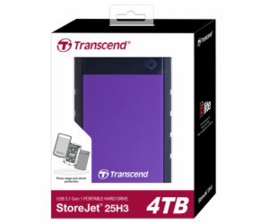 Transcend StoreJet 25H3 2,5 4TB USB 3.1 Gen 1