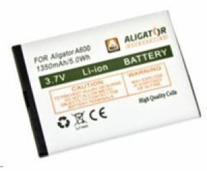 Aligator baterie A600, Li-Ion 1350 mAh