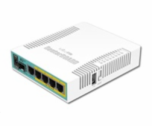 MikroTik RouterBOARD hEX PoE, 800MHz CPU, 128MB RAM, 5xGL...