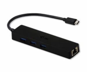 i-tec USB-C 3.1 Slim 3-portový HUB + RJ-45