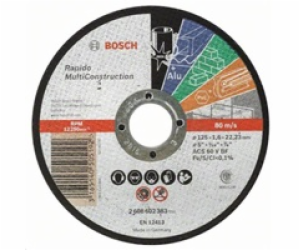 Řezný kotouč Bosch MultiConstruction - Rapido, O 125mm