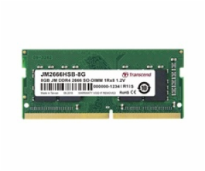 Transcend paměť 8GB (JetRam) SODIMM DDR4 2666 1Rx8 CL19