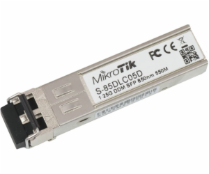 MikroTik SFP (miniGBIC) modul S-85DLC05D, MM, 550m, 1.25G