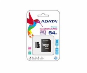 ADATA MicroSDXC karta 64GB Premier UHS-I Class 10 + SD ad...