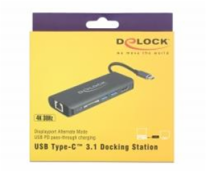 DeLOCK USB C 3.1 dokovací stanice