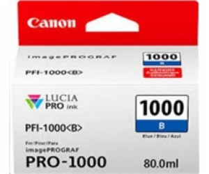 Canon CARTRIDGE PFI-1000B modrá pro ImagePROGRAF PRO-1000...