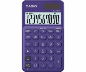 Casio SL 310 UC PL Kapesní kalkulačka, fialová