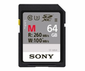 Sony SDXC M series          64GB UHS-II Class 10 U3 V60