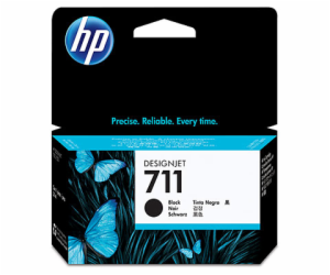 HP 711 Black DJ Ink Cart, 38 ml, CZ129A