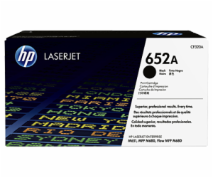 HP 652A Black LJ Toner Cart, CF320A (11,500 pages)