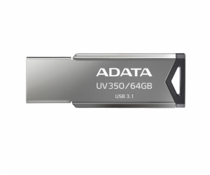 ADATA Flash Disk 64GB UV350, USB 3.2 Dash Drive, tmavě st...