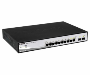 D-Link DGS-1210-10P 10-port Gigabit Smart+ PoE Switch, 8x...