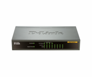 D-Link DES-1008PA 8x10/100 Desktop Switch, 4xPoE