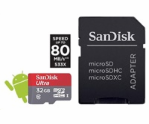 Paměťová karta SanDisk Extreme microSDHC 32GB 100/60 MB/s...