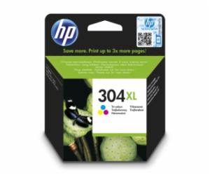 HP 304XL Tri-color Original Ink Cartridge,N9K07AE