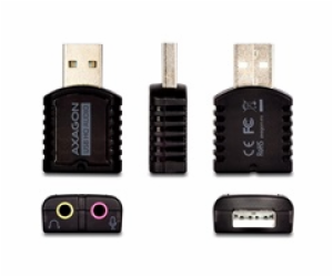 AXAGON ADA-17, USB 2.0 - externí zvuková karta HQ MINI, 9...