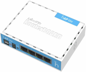 MikroTik hAP Lite (classic), 650MHz CPU, 32MB RAM, 4x LAN...