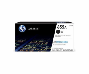 HP 655A Black Original LaserJet Toner Cartridge (CF450A) ...