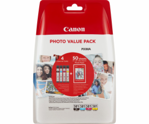 Canon CLI-581 Photo Value Pack C/M/Y/BK