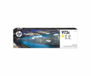 HP 973X High Yield Yellow Original PageWide Cartridge (7,...