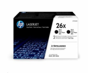 HP 26X 2-pack High Yield Black Original LaserJet Toner Ca...