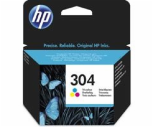 HP 304 Tri-color Ink Cartridge (100 pages)