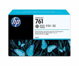 HP 761 Dark Grey DJ Ink Cart, 400 ml, CM996A