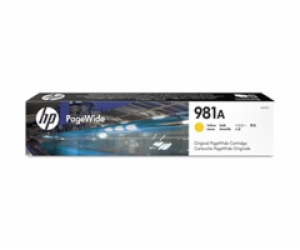 HP 981A Yellow Original PageWide Cartridge (6,000 pages)