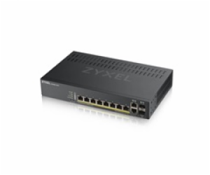 Zyxel GS1920-8HPV2 10-port Smart Managed PoE Switch Switc...