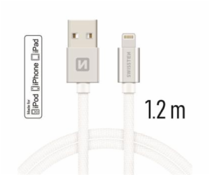 Swissten Datový Kabel Textile Usb / Lightning Mfi 1,2 M S...