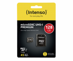 Intenso microSDXC Cards    128GB Class 10 UHS-I Premium