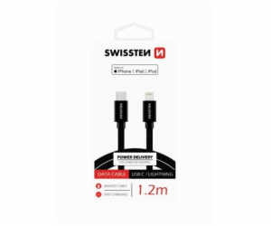 Swissten Datový Kabel Textile USB-C / Lightning Mfi 1,2 M...